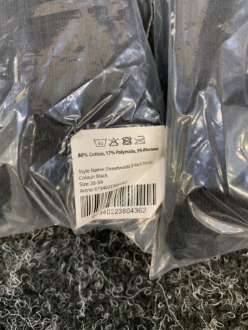 1409033-2 6 st 3-pack Strumpor, Strl 35-39