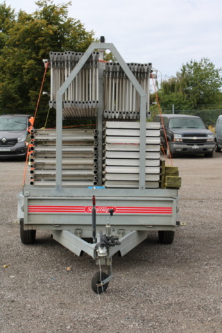 1409880-5 HAKI-aluminiumställning inkl släpvagn -2022