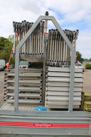 1409880-16 HAKI-aluminiumställning inkl släpvagn -2022