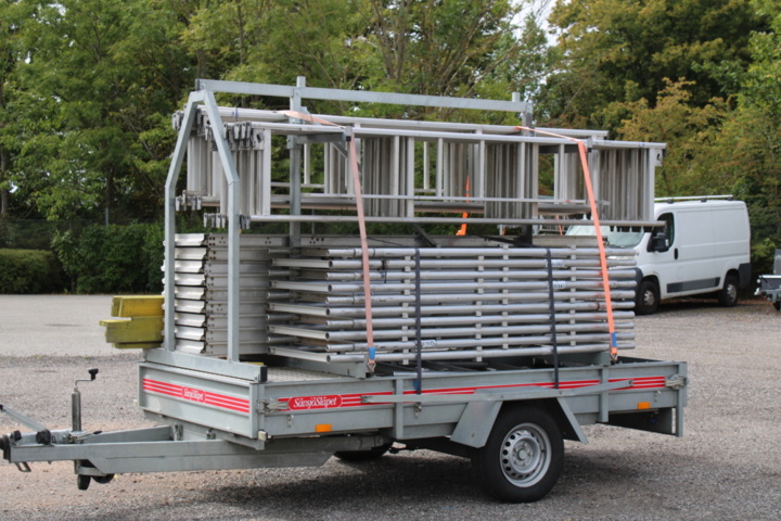 1409881-2 HAKI-aluminiumställning inkl släpvagn -2023
