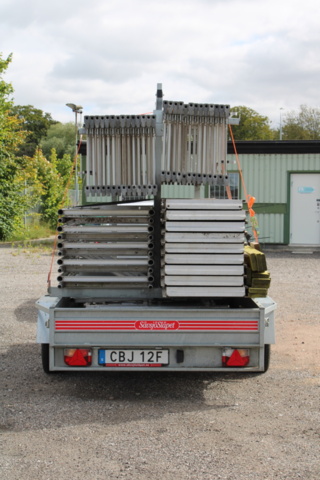 1409881-5 HAKI-aluminiumställning inkl släpvagn -2023