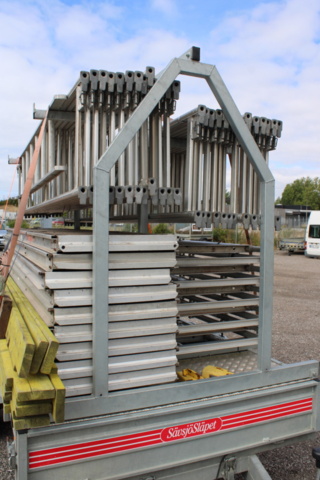 1409881-9 HAKI-aluminiumställning inkl släpvagn -2023