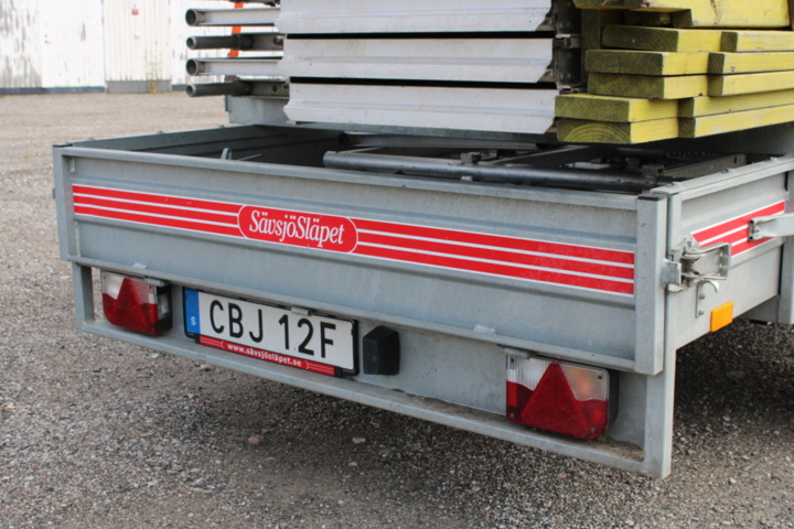 1409881-12 HAKI-aluminiumställning inkl släpvagn -2023