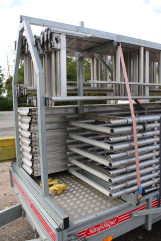 1409881-15 HAKI-aluminiumställning inkl släpvagn -2023