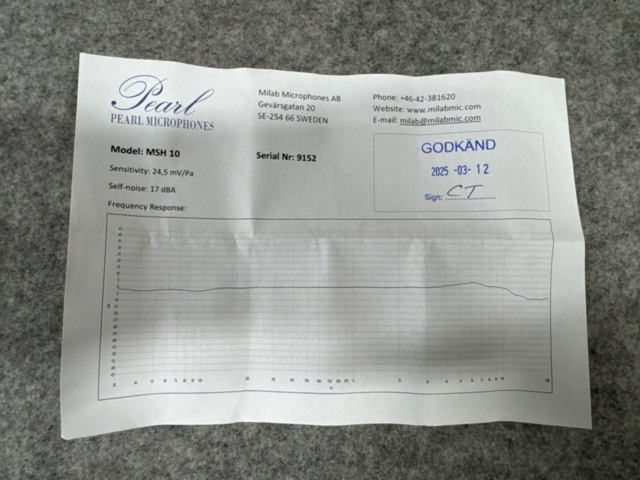 1367005-4 Kondensatormikrofon - Pearl MSH 10