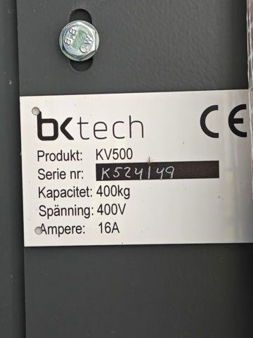 1409912-8 Komprimator anläggning med container och kärlvändare