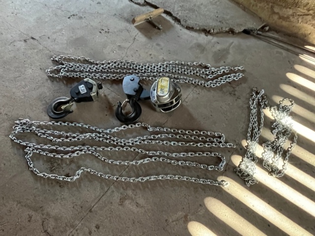 1255340-1 Kätting och 2 lyftblock