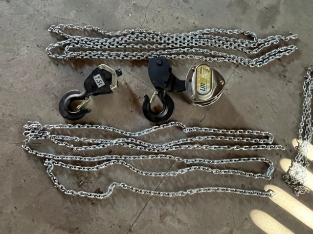 1255340-2 Kätting och 2 lyftblock