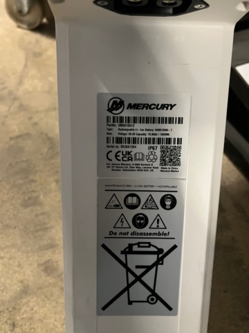 1255329-9 Båtmotor, el, Mercury Avator 7.5e