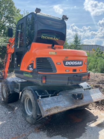 1410018-7 Hjulgrävare, Doosan DX55W med tillbehör -2015