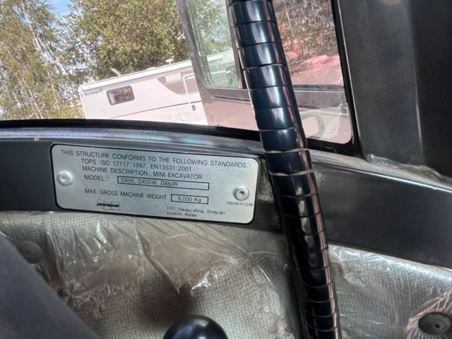 1410018-44 Hjulgrävare, Doosan DX55W med tillbehör -2015