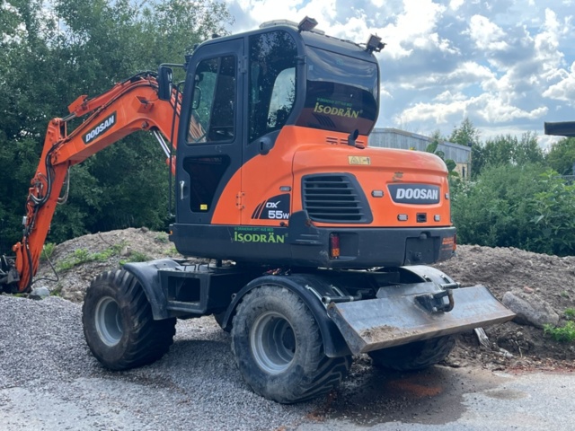 1410018-68 Hjulgrävare, Doosan DX55W med tillbehör -2015