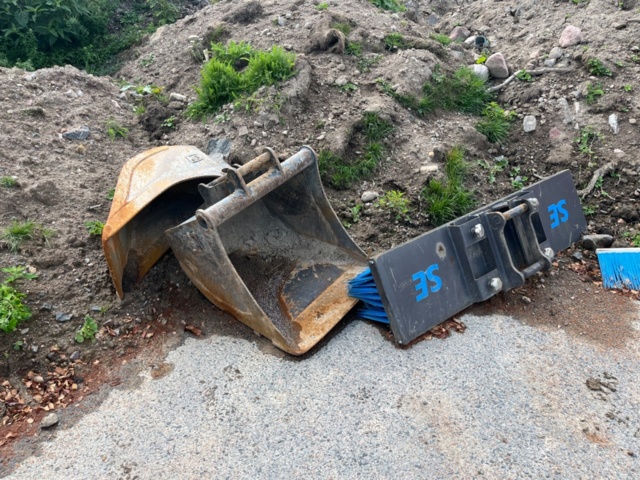 1410018-78 Hjulgrävare, Doosan DX55W med tillbehör -2015