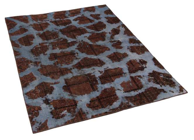 1410019-2 Handknuten orientaliskt vintagematta Tabriz 188x256cm