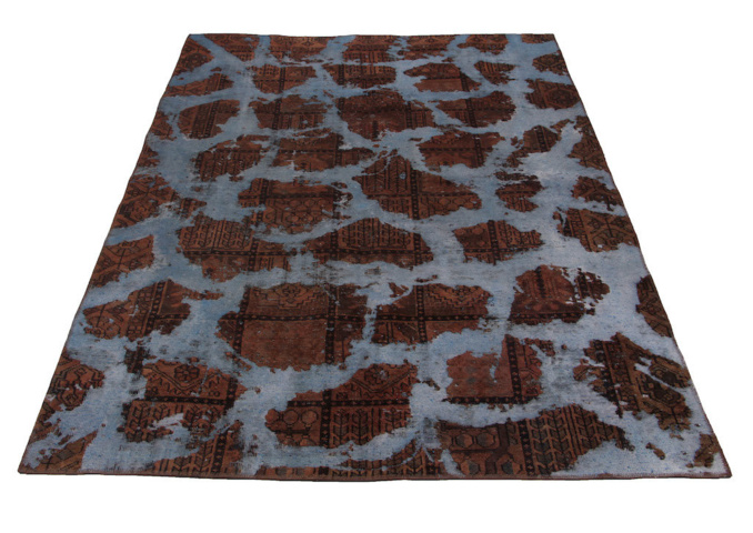 1410019-3 Handknuten orientaliskt vintagematta Tabriz 188x256cm