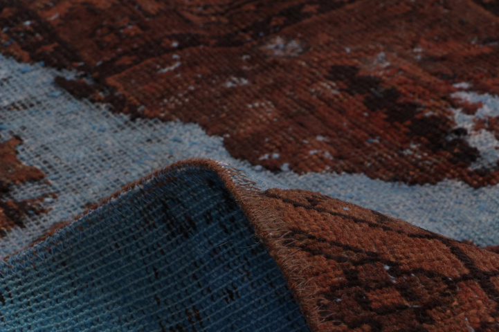 1410019-5 Handknuten orientaliskt vintagematta Tabriz 188x256cm