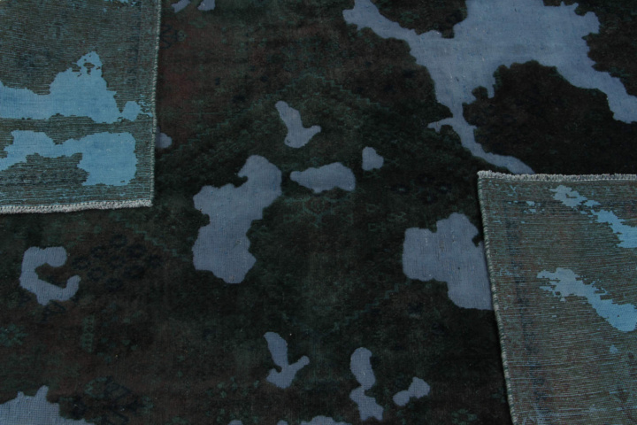 1410020-8 Handknuten orientaliskt vintagematta Tabriz ull 190x267cm