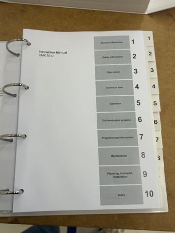 1361117-37 CNC-maskin 5-axlig - DMG Mori CMX 50 U -2023