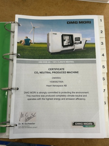 1361117-44 CNC-maskin 5-axlig - DMG Mori CMX 50 U -2023