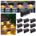 1410502-2 12 pcs Solar-powered stair & fence lamp - Free shipping