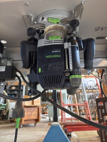 Handheld router with router table and accessories - Festool OF 2200 EB ...