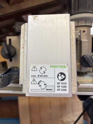 1408437-15 Handheld router with router table and accessories - Festool OF 2200 EB-Plus