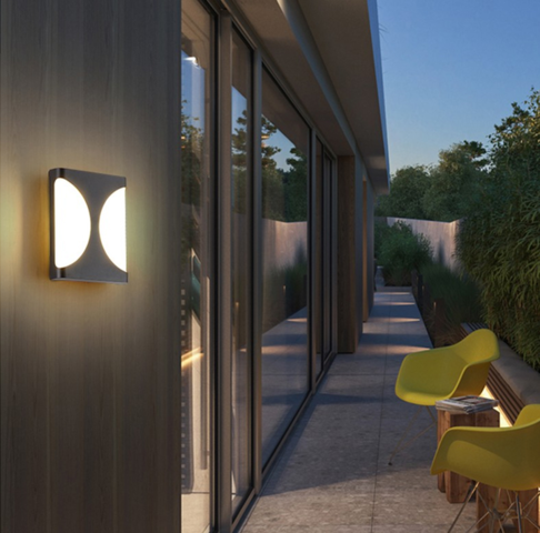 1410163-2 Vägglampor LED Aluminium Svart - Type C - Fri frakt