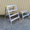 1331867-1 Två stycken trappstegar Wibe