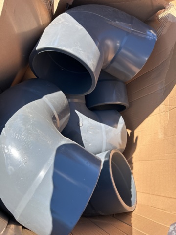 1378064-1 Avloppsrör mark 90-graders böjar 315mm, 6 st