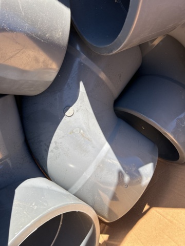 1378064-5 Avloppsrör mark 90-graders böjar 315mm, 6 st