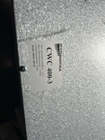 1378068-5 Vattenkylare - Ventmatika CWC 400-3