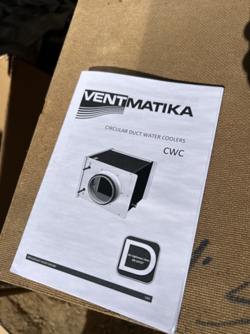 1378068-6 Vattenkylare - Ventmatika CWC 400-3