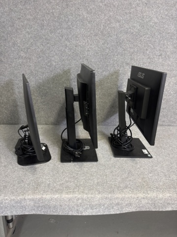 1408468-5 ASUS VA24DQLB, Fujitsu P23T-6 IPS, AOC – modell okänd, 3st skärmar