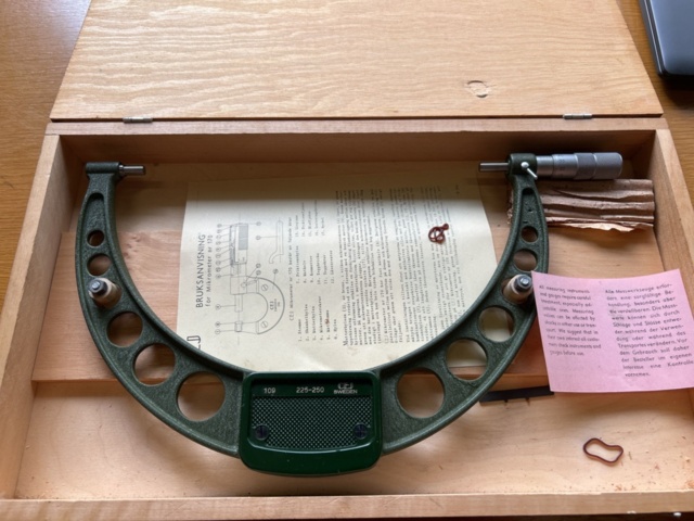 1396355-2 Micrometer - CEJ No. 170 (225–250 mm)