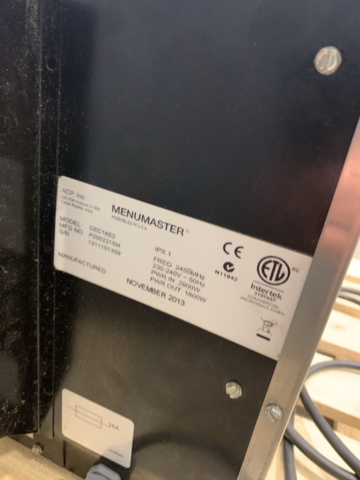 1411680-9 Mikrovågsugn Menumaster DEC18E2