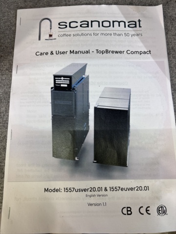 1408472-12 Scanomat - TopBrewer Compact mkll, Scanomat ProFridge Tall