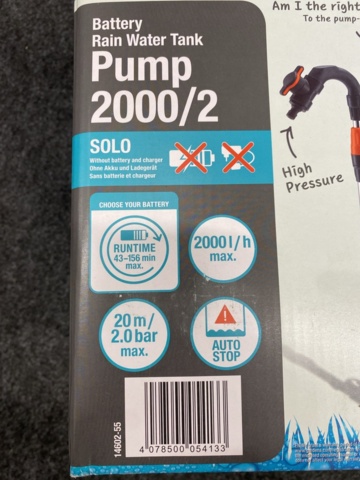 1399565-3 Pump Gardena 2000/2
