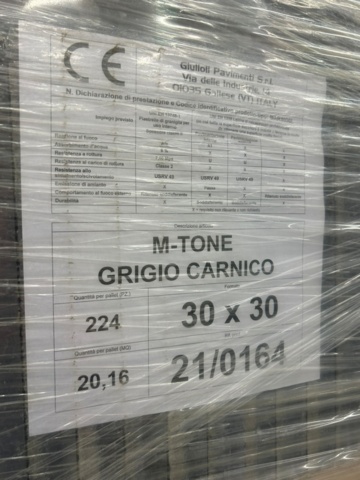 1343844-3 Marmettone Grigio Carnico ca 20kvm