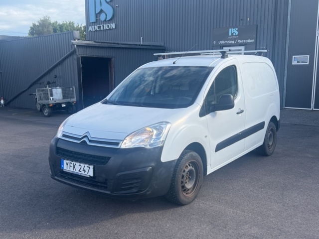 1338332-1 Citroën Berlingo Van Increased Payload 1.6 BlueHDi 75 8v Manuell, 75hk, -2016