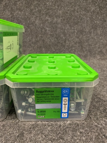 1407809-4 5 st Förpackningar Skruv, Essve