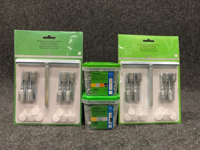 1407812-1 4 st Förpackningar Karmskruv, Essve