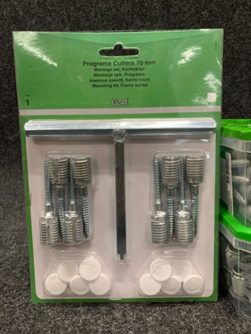 1407812-2 4 st Förpackningar Karmskruv, Essve