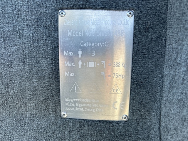 1378069-28 Aluminiumbåt Kimple 498 Sniper