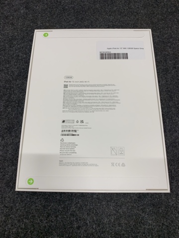 1412147-3 Ipad Apple Air 13" Wifi 128GB Space Grey & Apple Smart Folio Svart