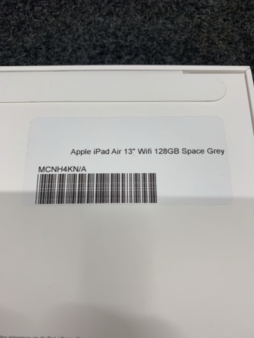 1412147-4 Ipad Apple Air 13" Wifi 128GB Space Grey & Apple Smart Folio Svart