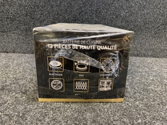 1412535-5 Kastrullset inkl stekpanna i rostfritt stål – 12-delars