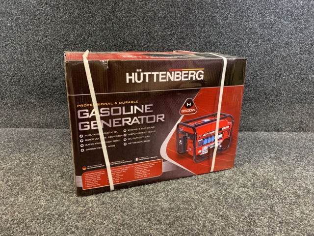 1412551-2 Gasoline-driven generator/power plant 2.5 kW - Hüttenberg H8500W