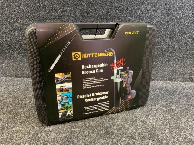 1412555-3 Sladdlös fettspruta 10 000 psi med 2 batterier– kraftfull smörjapparat