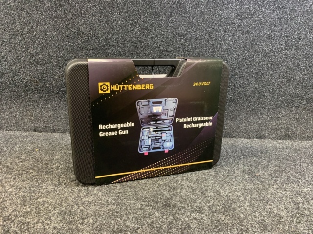 1412556-2 Sladdlös fettspruta 10 000 psi med 2 batterier– kraftfull smörjapparat