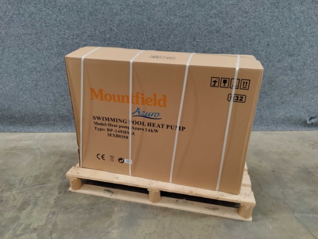 1412674-1 Pool heater BP-140WS - 14kW / 8m3/h